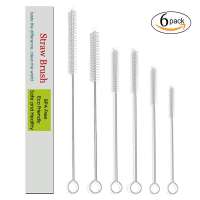 Simple Drink Straw Cleaning Brush Kit (12" Extra Long, 12 mm Extra Wide, General Size )