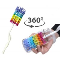 Silicone  Long Handle Multifunctional Kitchen Bottle Cleaning Brush